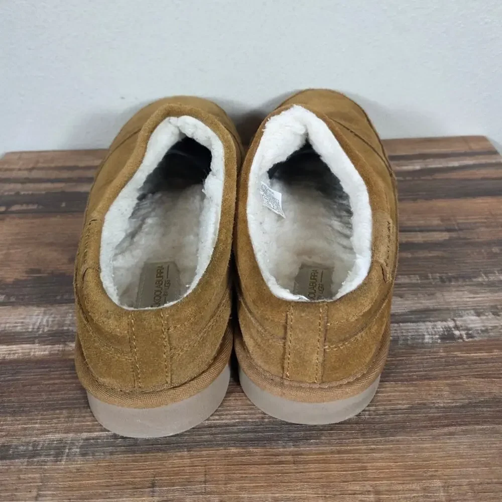 Koolaburra by UGG Graisen Men's Chestnut Suede Slippers Size 10